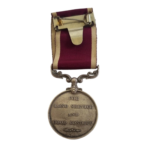 83 - SILVER GEORGE V WAR MEDAL, INSCRIBED ‘FOR LONG SERVICE AND GOOD CONDUCT’ ON THE REVERSE, 1930-6. CLA... 