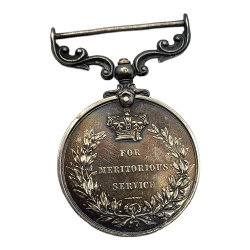 84 - SILVER GEORGE V WORLD WAR ONE MEDAL, INSCRIBED ‘FOR MERITORIOUS SERVICE’ ON THE REVERSE. CLASP ATTAC... 