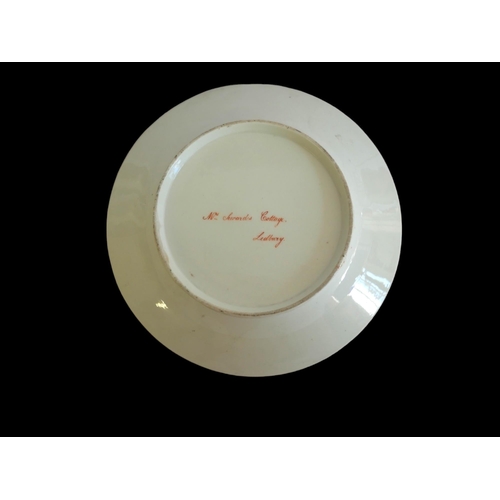 327 - A FINE PAIR OF SWANSEA CABINET PLATES CIRCA 1815-1817
Polychrome painted with a view of Mr Biddulph’... 