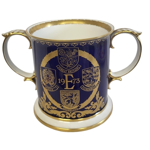 345 - SPODE, A LIMITED EDITION (29/500) BONE CHINA COMMEMORATIVE LOVING CUP
The enlargement of the Europea... 
