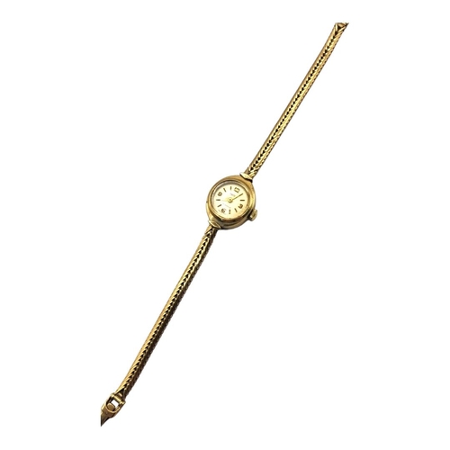 35 - SMITHS, A VINTAGE LADIES’ 9CT GOLD WRISTWATCH, CIRCA 1950
Having a gold tone dial, manual wind movem... 