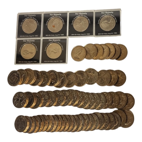 3A - A COLLECTION OF 20TH CENTURY COMMEMORATIVE FULL CROWN COINS
Comprising twenty Prince Charles and Lad... 