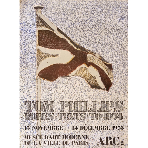 429 - TOM PHILLIPS, R.A., A COLLECTION OF EXHIBITION POSTERS FROM ‘WORKS, TEXTS TO 1974’
Quantity 4. 
(97c... 