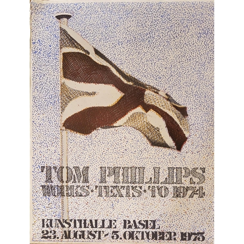 429 - TOM PHILLIPS, R.A., A COLLECTION OF EXHIBITION POSTERS FROM ‘WORKS, TEXTS TO 1974’
Quantity 4. 
(97c... 