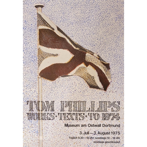 429 - TOM PHILLIPS, R.A., A COLLECTION OF EXHIBITION POSTERS FROM ‘WORKS, TEXTS TO 1974’
Quantity 4. 
(97c... 