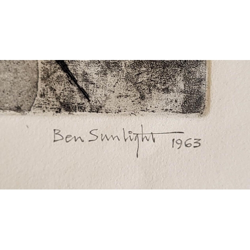 430 - BEN SUNLIGHT, A COLLECTION OF FIVE ETCHINGS
Three being signed artist proofs. 
(70cm x 60cm largest)... 