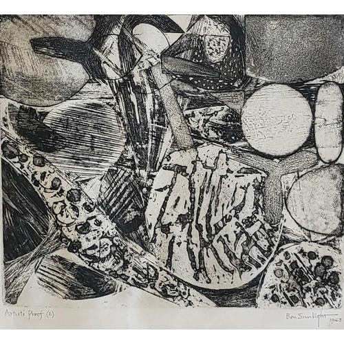 430 - BEN SUNLIGHT, A COLLECTION OF FIVE ETCHINGS
Three being signed artist proofs. 
(70cm x 60cm largest)... 