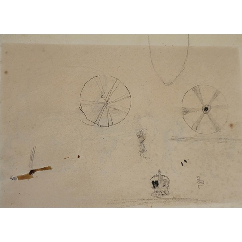 466 - JULIA CONYERS, 1782 - 1860, ORIGINA EARLY 19TH CENTURY PAIR OF PEN, INK AND WASH DRAWINGS
Signed, wi... 