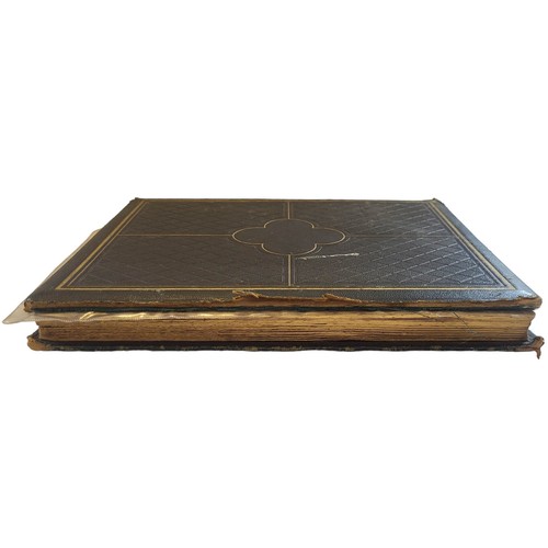 468 - A 19TH CENTURY SCRAPBOOK AFTER JOHN TENNIEL, 1820 - 1914, & PHIZ, 26 LEAVES OF PEN, INK AND PENCIL D... 