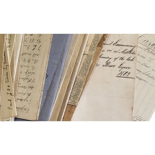 462 - MEDICINE: ARCHIVE OF MANUSCRIPT LETTERS, LEDGERS AND CORRESPONDENCE OF DR. ALEXANDER BRUCE, 1854 - 1... 