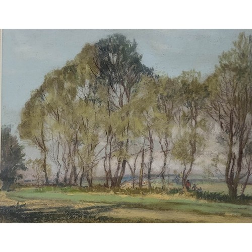 417 - ATTRIBUTED TO ERIC BRUCE MCKAY, 1907 - 1989, THREE PASTEL ON PAPER LANDSCAPES
To include a view with... 