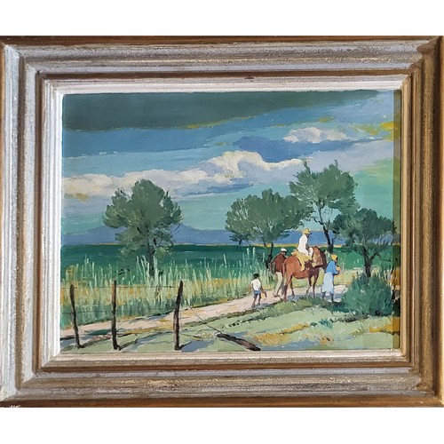 411 - ERIC BRUCE MCKAY, 1907 - 1989, OIL ON BOARD 
Impressionist landscape, titled and inscribed verso 'Go... 