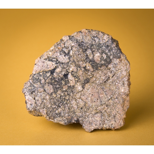 508 - SLICE OF THE MOON - LUNAR POLYMICTIC BRECCIA SLICE, MOROCCO NWA.
Rocks from the Moon are among the r... 