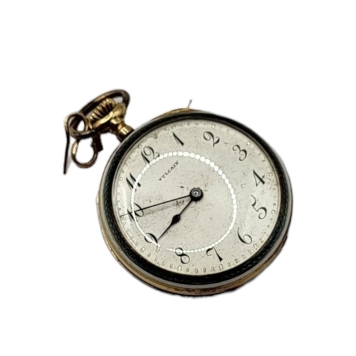 3 - VULCAIN, A LATE 19TH/EARLY 20TH CENTURY SWISS 18CT GOLD AND ENAMEL LADIES’ POCKET WATCH
Silver tone ... 