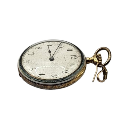 3 - VULCAIN, A LATE 19TH/EARLY 20TH CENTURY SWISS 18CT GOLD AND ENAMEL LADIES’ POCKET WATCH
Silver tone ... 