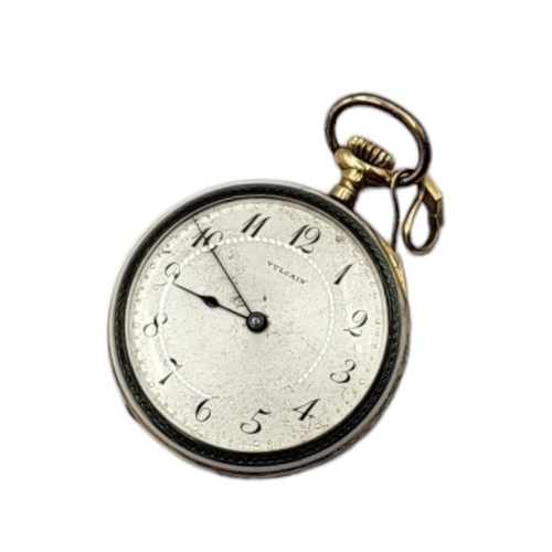 3 - VULCAIN, A LATE 19TH/EARLY 20TH CENTURY SWISS 18CT GOLD AND ENAMEL LADIES’ POCKET WATCH
Silver tone ... 