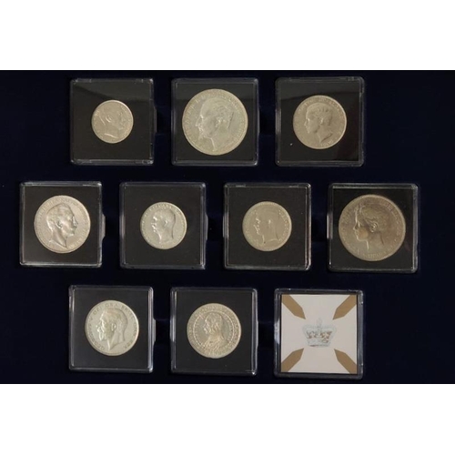 56A - A SILVER ROYAL COMMEMORATIVE NINE COIN SET
Titled 'The Windsor Family Gathering’, to include oKing H... 