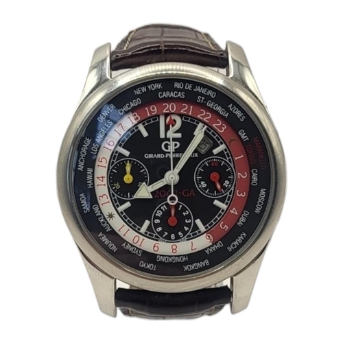 64 - GIRARD PERREGAUX POUR FERRARI,A STAINLESS STEEL CHRONOGRAPH GENT’S WRISTWATCH
Model number F2003 -GA... 