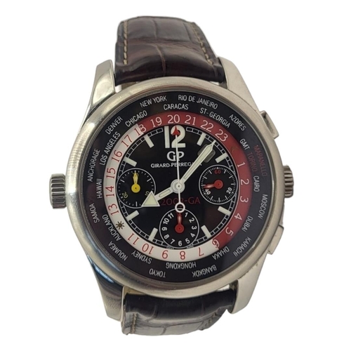 64 - GIRARD PERREGAUX POUR FERRARI,A STAINLESS STEEL CHRONOGRAPH GENT’S WRISTWATCH
Model number F2003 -GA... 