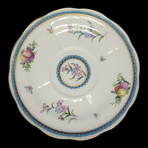 206A - SPODE, AN ATTRACTIVE BONE CHINA DINNER, DESSERT, COFFEE AND TEA SERVICE 
Of extensive size, in Trapn... 