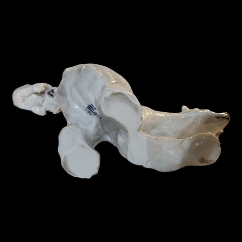 189A - ROYAL COPENHAGEN, A HARD PASTE PORCELAIN MODEL OF ANTARCTIC POLAR BEAR, CIRCA 1970
Covered with whit... 