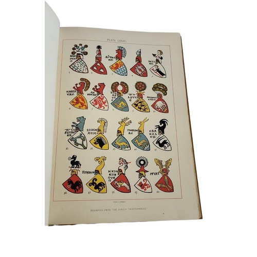 81 - A COLLECTION OF EARLY 20TH CENTURY' HERALDRY HARDBACK
BOOKS Comprising Armorial Families in two Volu... 