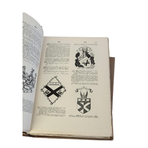 81 - A COLLECTION OF EARLY 20TH CENTURY' HERALDRY HARDBACK
BOOKS Comprising Armorial Families in two Volu... 