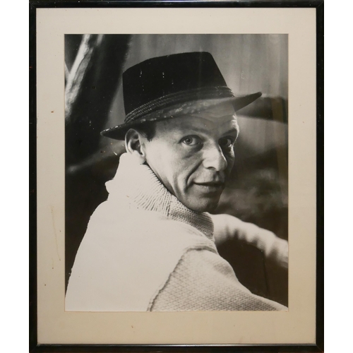 71 - MILTON H. GREEN, 1922 - 1985, FRANK SINATRA, BLACK AND WHITE PHOTOGRAPH 
Signed lower right, copyrig... 