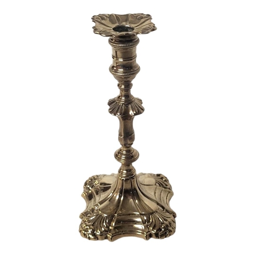 109 - WILLIAM COLLINGS, LONDON, 1768, A GEORGE III SOLID SILVER LADIES’ TAPERSTICK/TABLE CANDLESTICK
The k... 