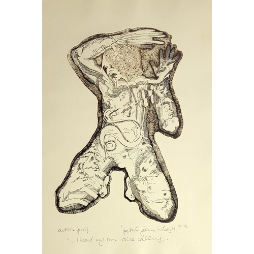 13 - MARY STEWART, ARCHIVE OF ORIGINAL ARTWORK AND ETCHINGS RELATED TO ‘THE CRYSTAL CAVE’ AND THE HOLLOW ... 