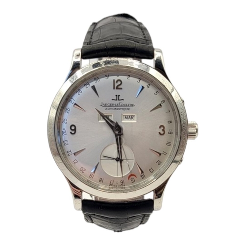 12 - JAEGER LECOULTRE, A STAINLESS STEEL 'MASTER CONTROL' GENT’S WRISTWATCH
The silver tone dial marked A... 