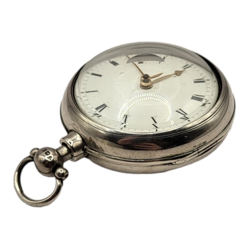 144 - THOMAS MUDGE, 1715 - 1794, A SILVER 'EARLY LEVER' GENT’S  POCKET WATCH
The pair cases, hallmarked Lo... 