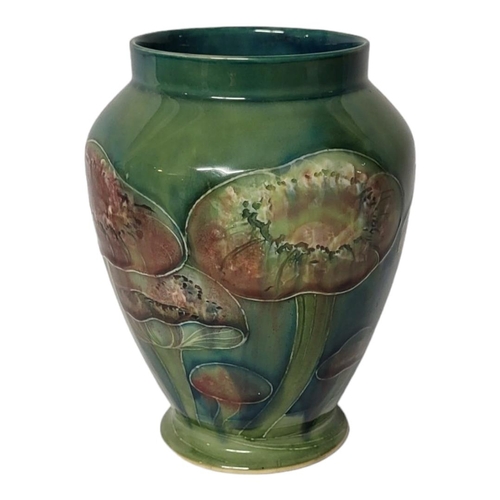 246 - WILLIAM MOORCROFT FOR LIBERTY & CO., A POTTERY VASE, CIRCA 1918
Reg no: 420081, Moorcroft pottery sl... 