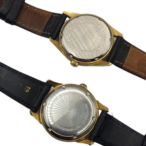 117A - LINDEX, A GOLD PLATED WRISTWATCH, CIRCA 1960
Stainless steel back, manual wind movement, silvered di... 