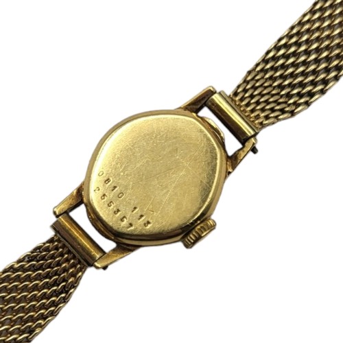 125A - CERTINA, A VINTAGE 14CT GOLD LADIES’ WRISTWATCH
The circular silver tone dial on an integral 14ct go... 