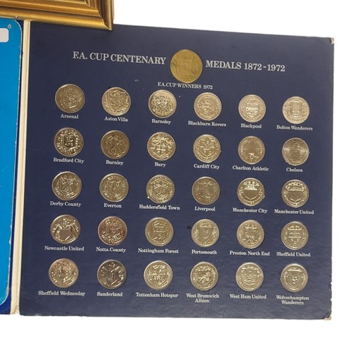 290 - A COLLECTION OF FIVE ALBUMS OF FA CUP CENTENARY COINS
Titled 100 years of football, together with an... 