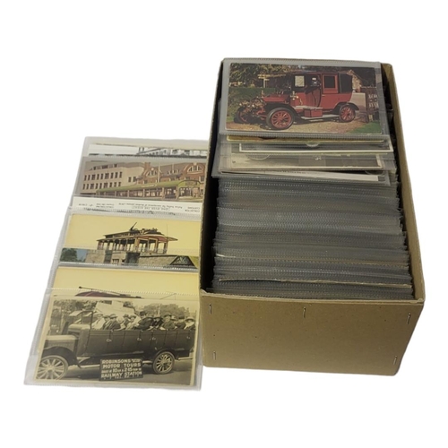 545A - A BOX CONTAINING APPROX 350 EARLY 20TH CENTURY AND LATER POSTCARDS
Trams and vintage motoring In ind... 