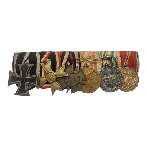 555 - A SET OF GERMAN WWI AND LATER MILITARY MEDALS
To include an 1914 Iron Cross, Prodeo Et Patria 1914 -... 