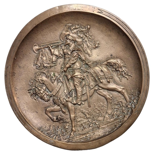 421 - BRONZE BREWERY PLATE.
(30cm x 30cm)