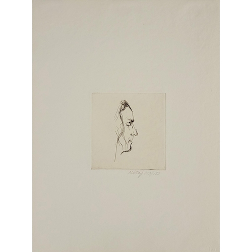 640 - R.B. KITAJ, AMERICAN, 1932 - 2007, 'Robert Duncan', LIMITED EDITION (113/150) PENCIL
Signed, mounted... 