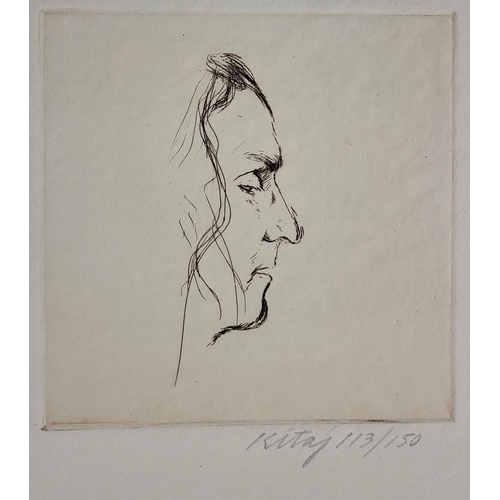 640 - R.B. KITAJ, AMERICAN, 1932 - 2007, 'Robert Duncan', LIMITED EDITION (113/150) PENCIL
Signed, mounted... 