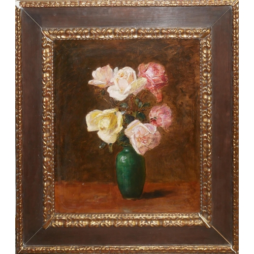 625 - ATT: HENRI-THEODORE FANTIN LATOUR, 1836 - 1904, OIL ON CANVAS  
Still life, flowers, canvas by the F... 