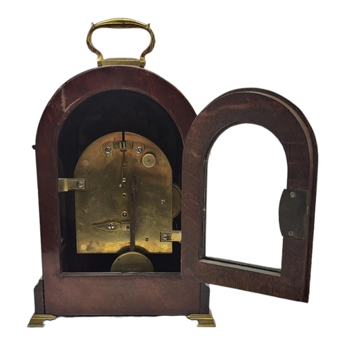 209 - GAZE, LONDON, AN EARLY 19TH CENTURY MAHOGANY BRASS INLAID TABLE CLOCK TIMEPIECE BY GAZE LONDON
Brass... 