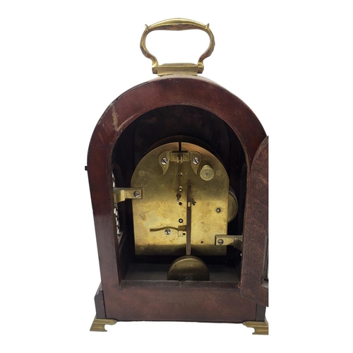 209 - GAZE, LONDON, AN EARLY 19TH CENTURY MAHOGANY BRASS INLAID TABLE CLOCK TIMEPIECE BY GAZE LONDON
Brass... 