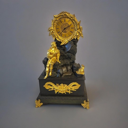 220A - A RARE EARLY 19TH CENTURY FRENCH FOUNTAIN AUTOMATA AND MUSICAL CLOCK
The gilt and patinated bronze c... 