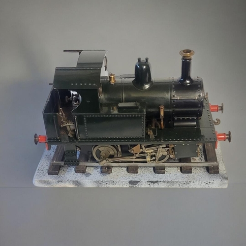 222A - A FULL WORKING MODEL REEVES CASTING, LBSC DESIGN 0-4-0 TANK LOCOMOTIVE, TICH, 3.5” GAUGE 
Back head ... 