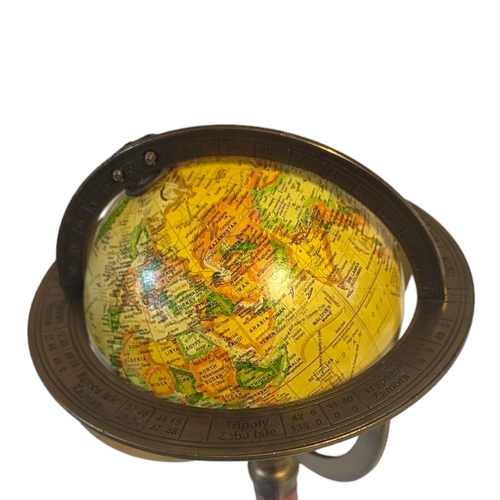 250 - AFTER G. GOBILLE, A 19TH CENTURY STYLE BRASS & PAPIER-MACHÉ GLOBE
Engraved A Paris Chez G. Gobille, ... 