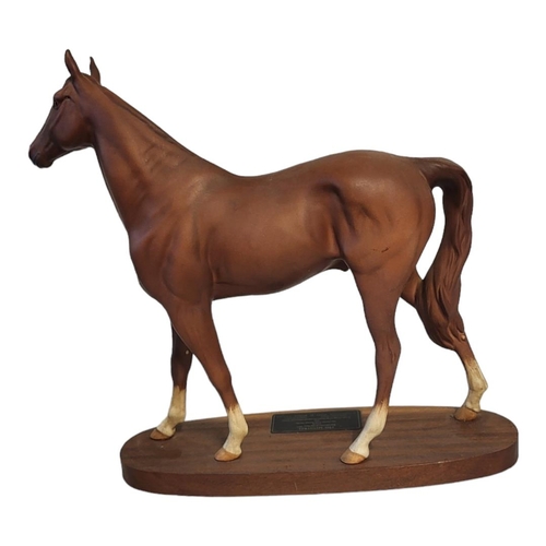 377 - CONNOISSEUR MODEL BY BESWICK POTTERY MODEL OF THE MINSTREL, RACEHORSE OF THE YEAR, 1977
Winning The ... 