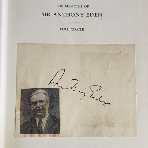 401 - A COLLECTION OF HAND SIGNED POLITICAL WORKS
Including Frank Owen, Tempestuous Journey Lloyd George w... 