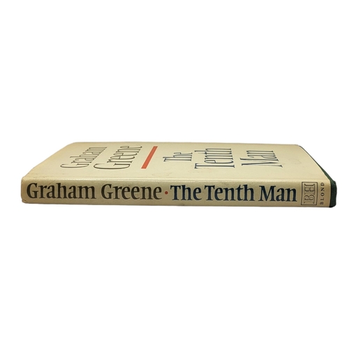 403 - GRAHAM GREENE, TENTH MAN, 1985, BODLEY HEAD, CUT SIGNATURE TO HALF TITLE
D/J worn., marked verso of ... 